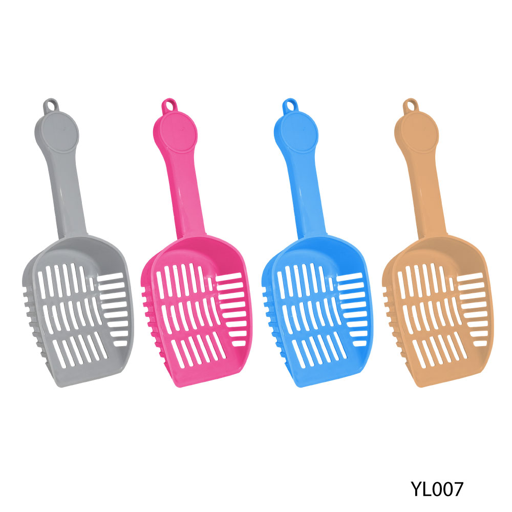 Cat Litter Scoop ที่ตักทรายแมว รุ่นหนาพิเศษ สำหรับทรายแมวทุกชนิด ขนาด 25x9.8 ซม. (คละสี)