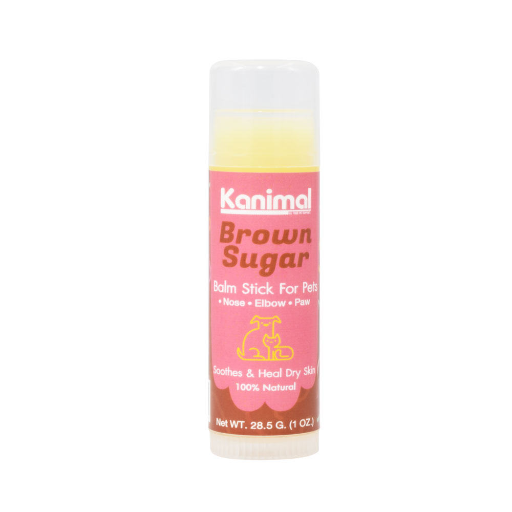 Kanimal All-In-One Balm Stick บาล์มแท่งบำรุงผิวหนัง สูตร Brown Sugar ใช้ทาข้อศอก จมูก อุ้งเท้า ลดผิวแห้ง สำหรับสุนัขและแมว บรรจุ 28.5 กรัม (1 oz)