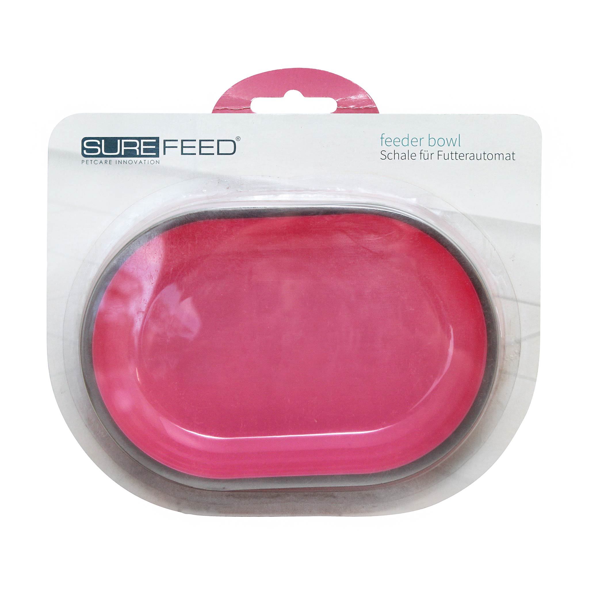 SureFeed Feeder Bowl ชามให้อาหาร สำหรับที่ให้อาหารอัตโนมัติรุ่น Sensor และ Microchip สุนัขและแมว ความจุ 400 มล. (สีชมพู)