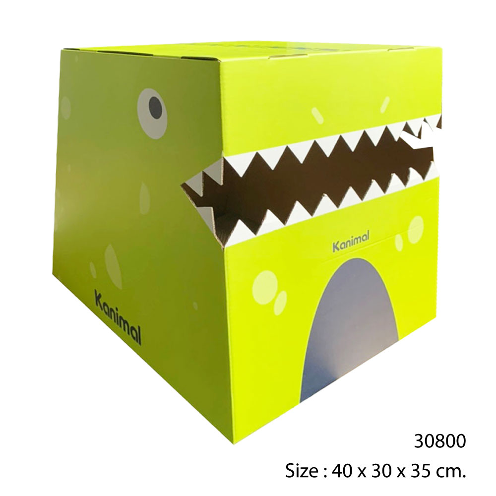 Kanimal Cat Toy ของเล่นแมว ที่ลับเล็บแมว รุ่น Dinosaur (ประกอบง่าย) สำหรับแมวทุกวัย ขนาด 40x30x35 ซม. แถมฟรี! Catnip