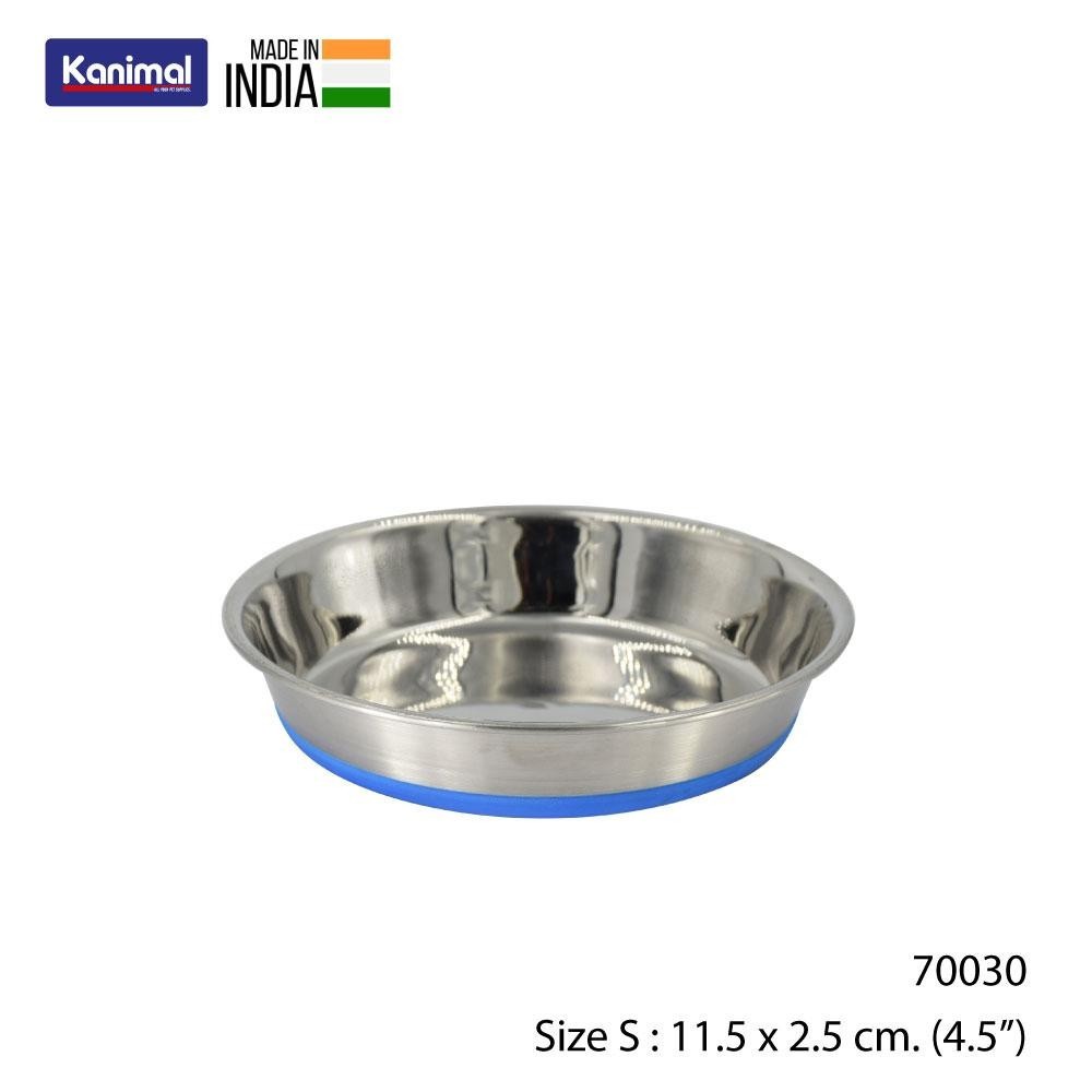 Kanimal Shallow Bowl ชามอาหารสัตว์เลี้ยง รุ่น Shallow Bowl สำหรับสุนัขและแมว Size Sขนาด 11.5 x 2.5 ซม. (4.5”)