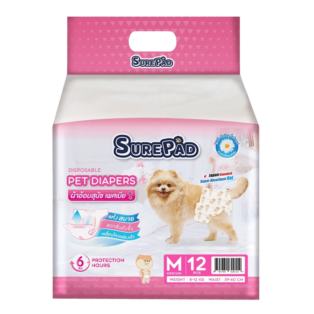 SurePad Pet Diapers Size M
