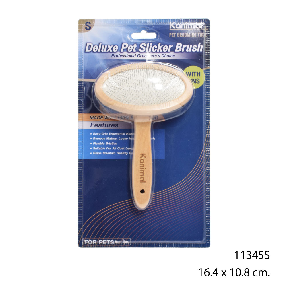 Kanimal Deluxe Pet Slicker Pin Brush Size S