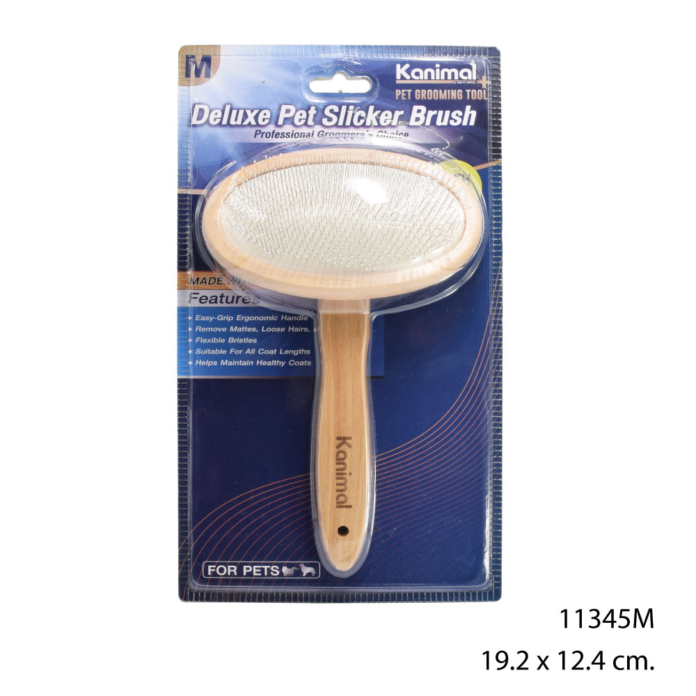 Kanimal Deluxe Pet Slicker Pin Brush Size M
