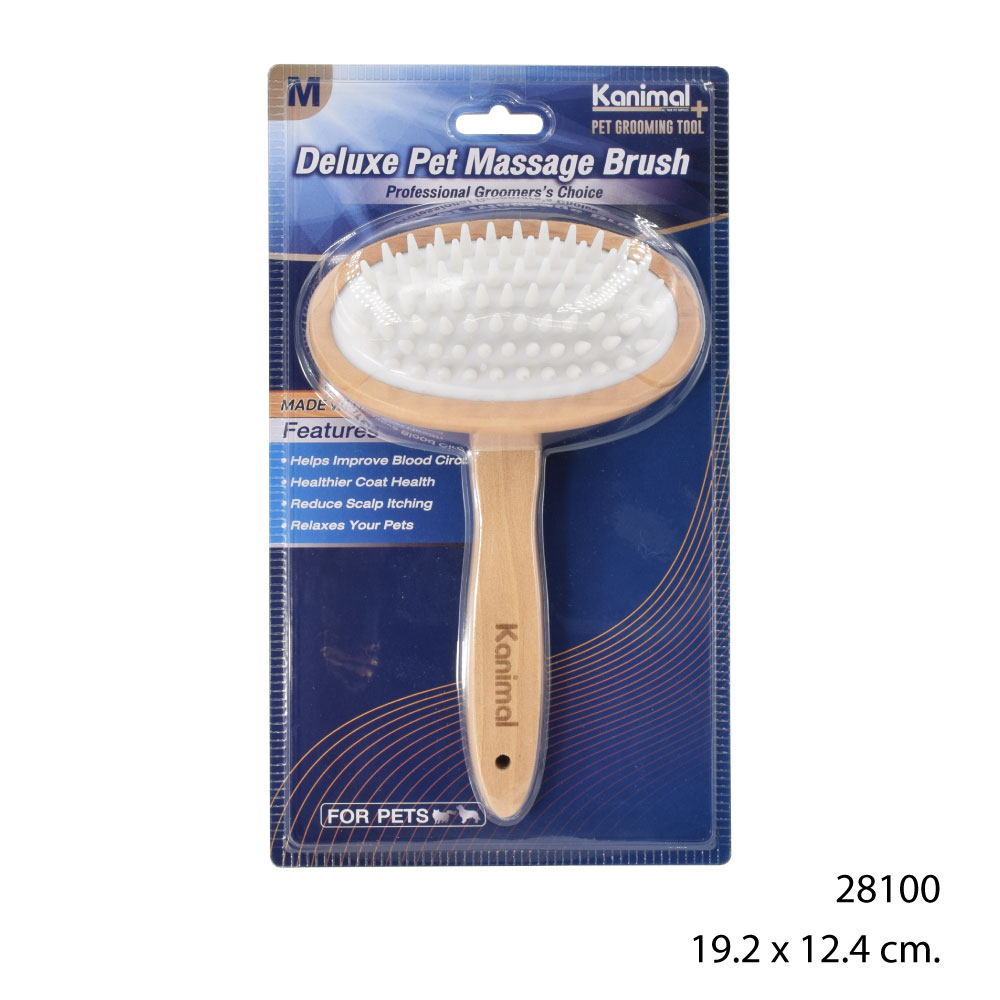 Kanimal Deluxe Pet Massage Brush Size M