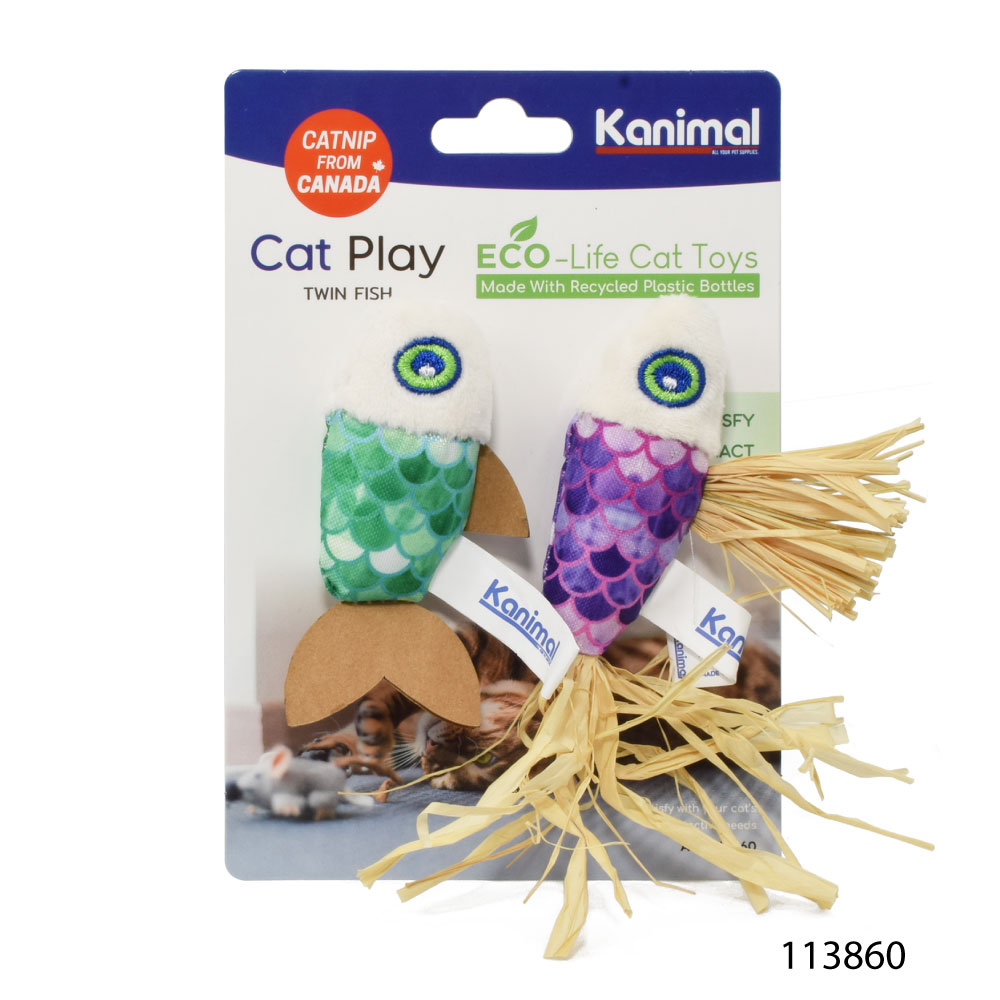Kanimal Cat Toy Twin Fish