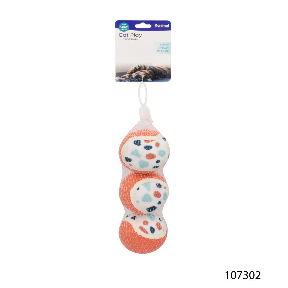 Kanimal Cat Toy Triple Balls