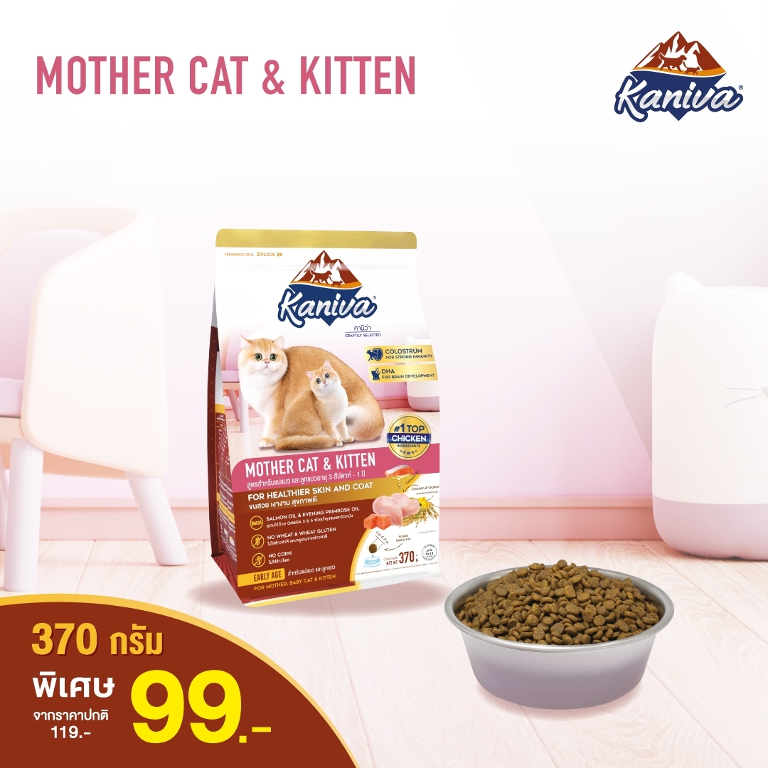 Kaniva Mother Cat &amp; Kitten 370 g.