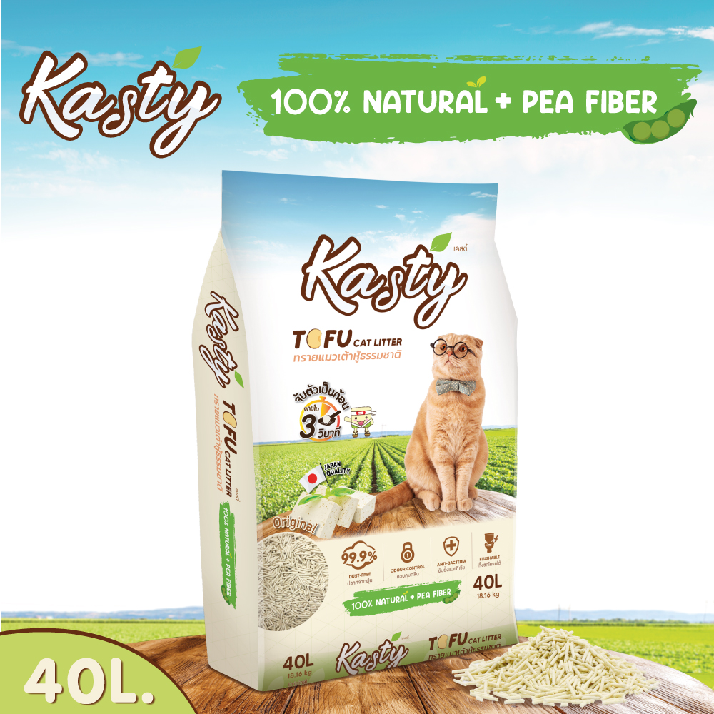 Kasty Tofu Litter 40L.