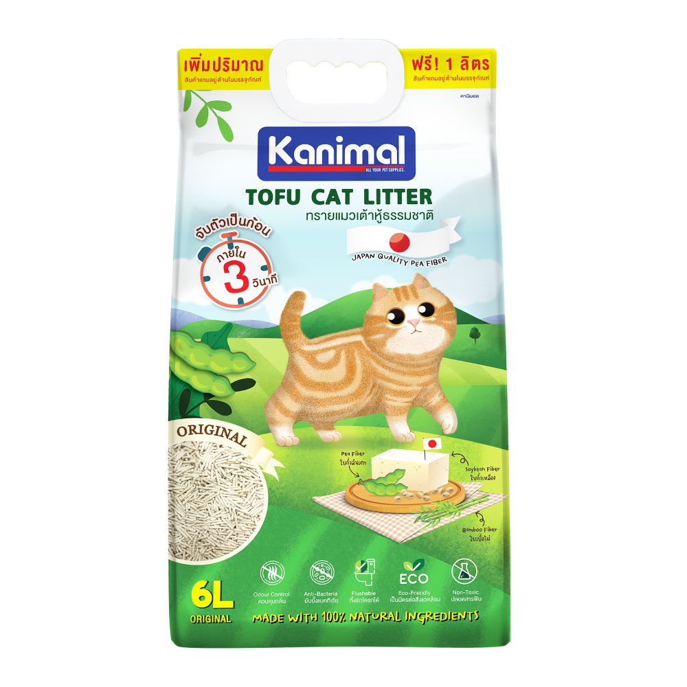 Kanimal Tofu Litter Original 6L.