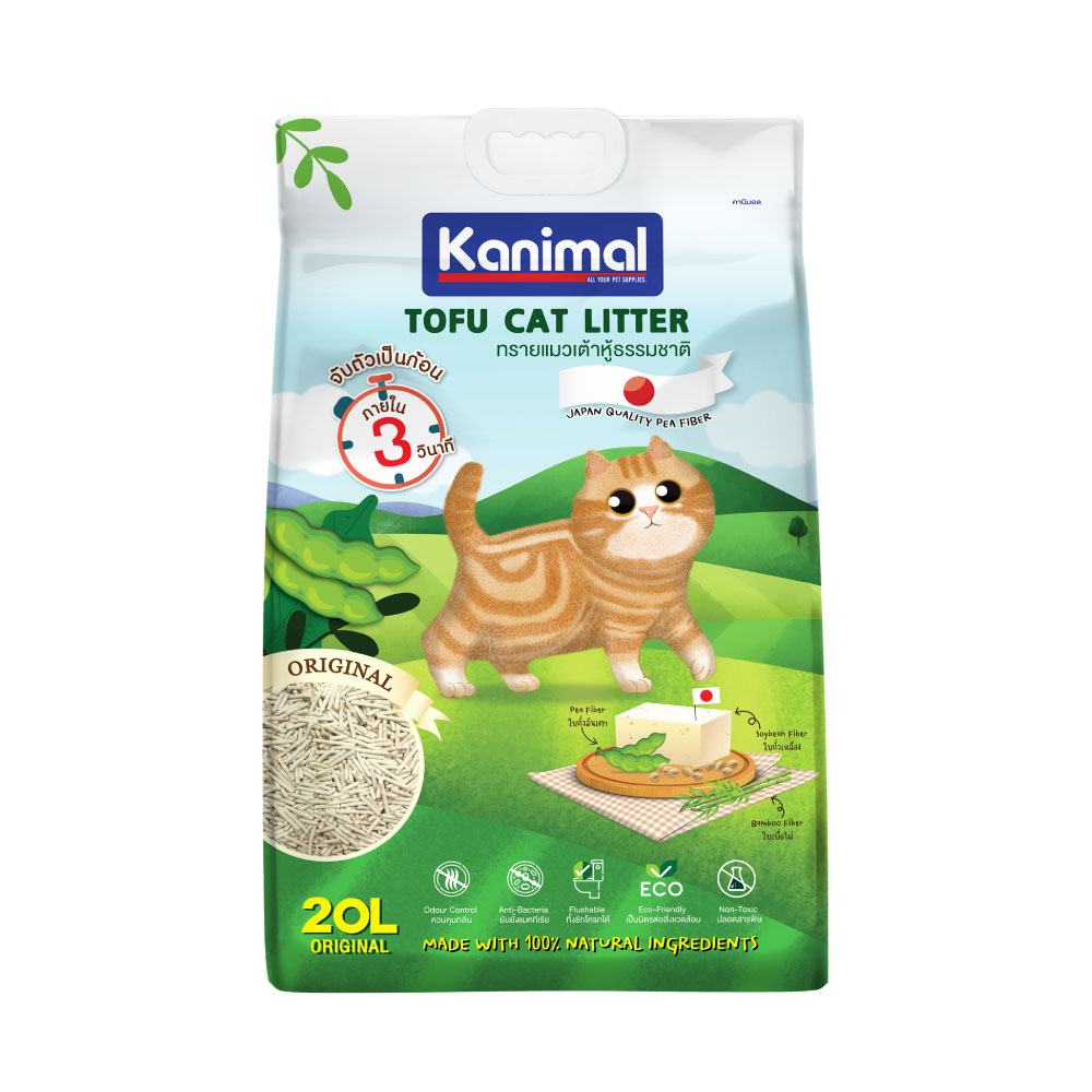 Kanimal Tofu Litter Original 20L.